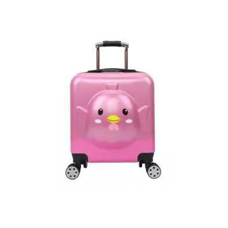 Chariot à roulettes 3D pour enfants, Mini valise de voyage avec roulettes, cabine d'embarquement, 18 pouces, livraison gratuite