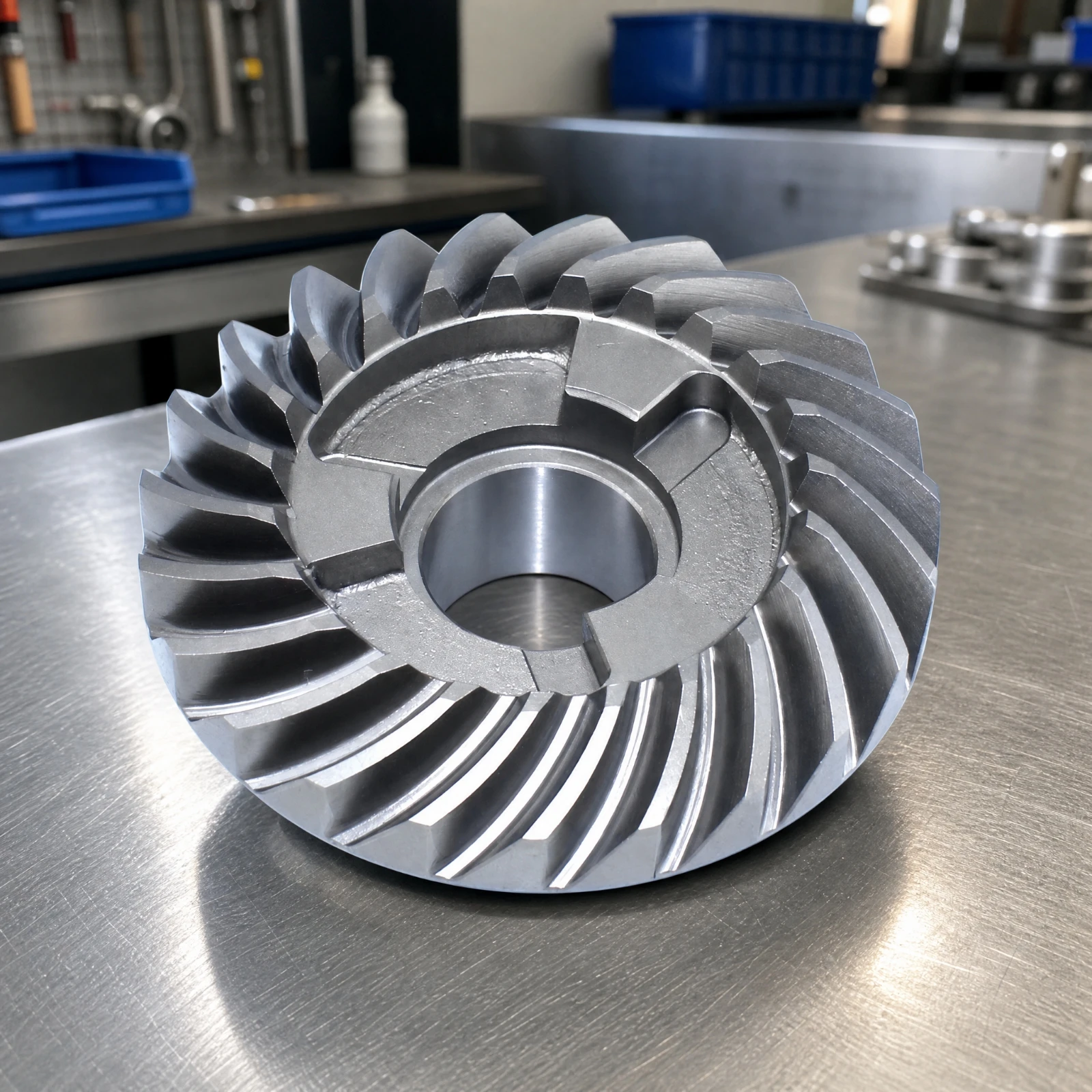 Helical Reverse Gear with Keyway for Suzuki 40 HP Outboard Gearbox Replacement Part 57521-94400