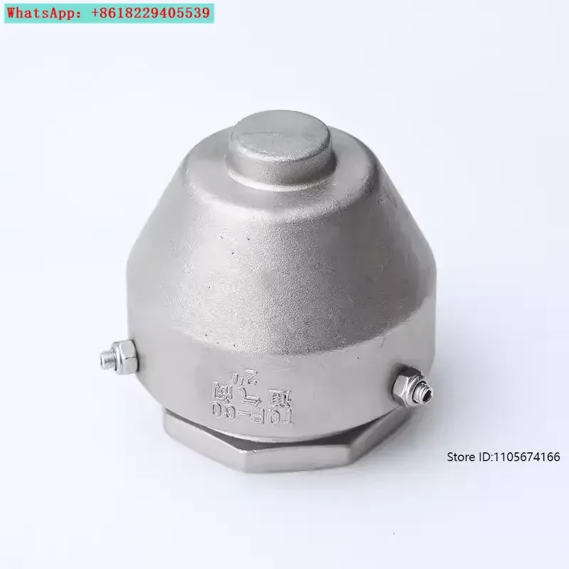 Stainless steel ventilation valve 304/316 threaded spring oil tanker breathing exhaust valve oil tank breathing valve DN50