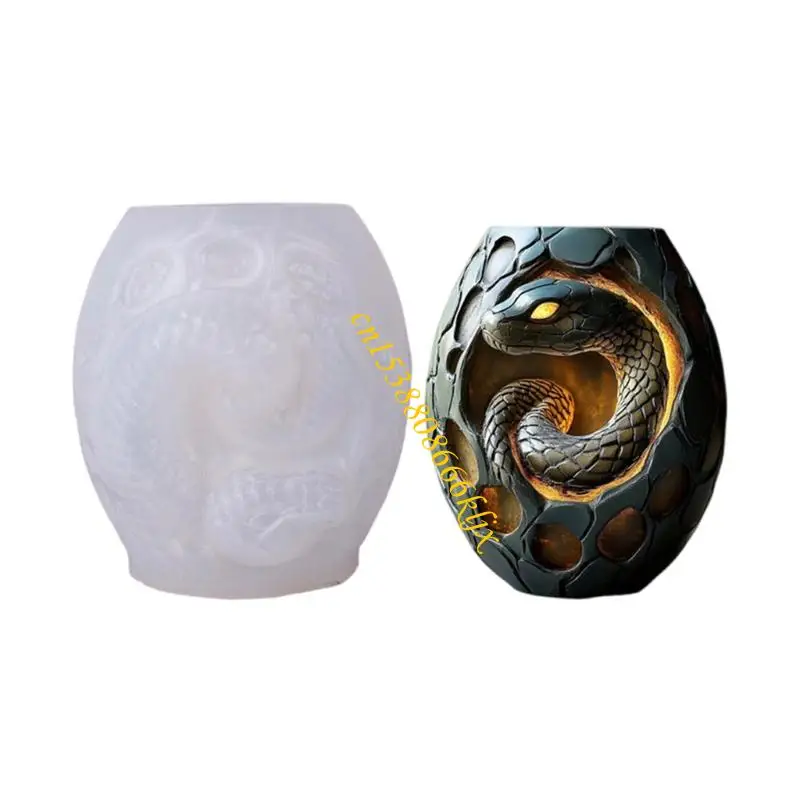 

Creative Snake Silicone Mold Perfect for Handmade Resin Decorations and Gifts 066C
