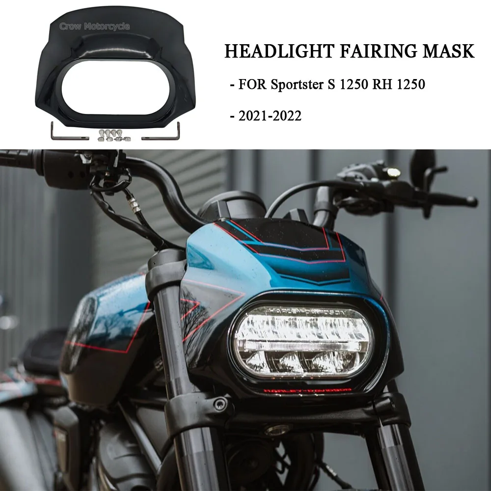 Sportster S Accessories Windshield Fairing For Sportster S 1250 RH1250 RH 1250 2021 2022 Headlight Fairing Mask