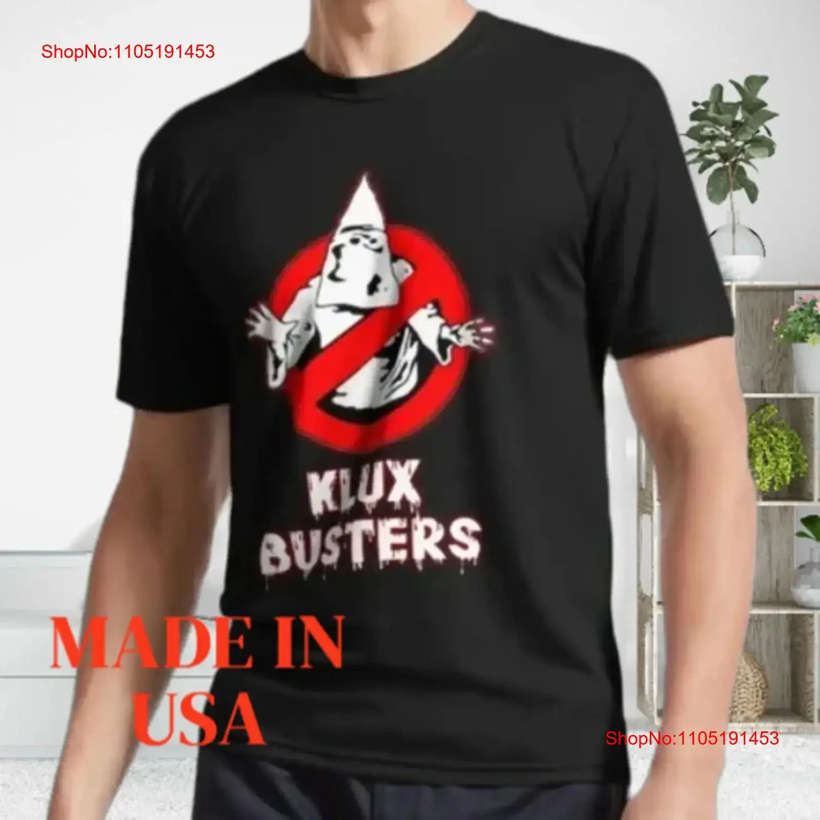 

NEW Klux Busters Active Logo FUNNY TEE USA SIZE S XL T SHIRT vintage Washed fashion Soft Comfortable graphic Casual Breathable
