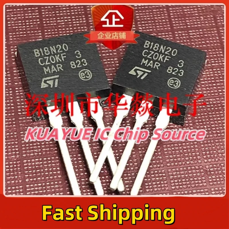 10PCS-30PCS   B18N20  STB18N20   TO-262  200V 18A   Fast Shipping Quality Guarantee