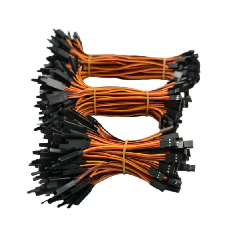 10 قطعة/الوحدة 10/15/20/30/50/100 سنتيمتر تمديد كابل محول الرصاص مكافحة تخفيف 60-core RC Futaba JR ذكر/أنثى #4