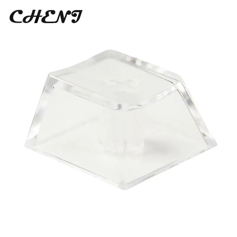 Transparente PC Keycaps em branco, Perfil R4, Teclado Gaming, Presente DIY, amantes do jogo, PC, novo, 1pc