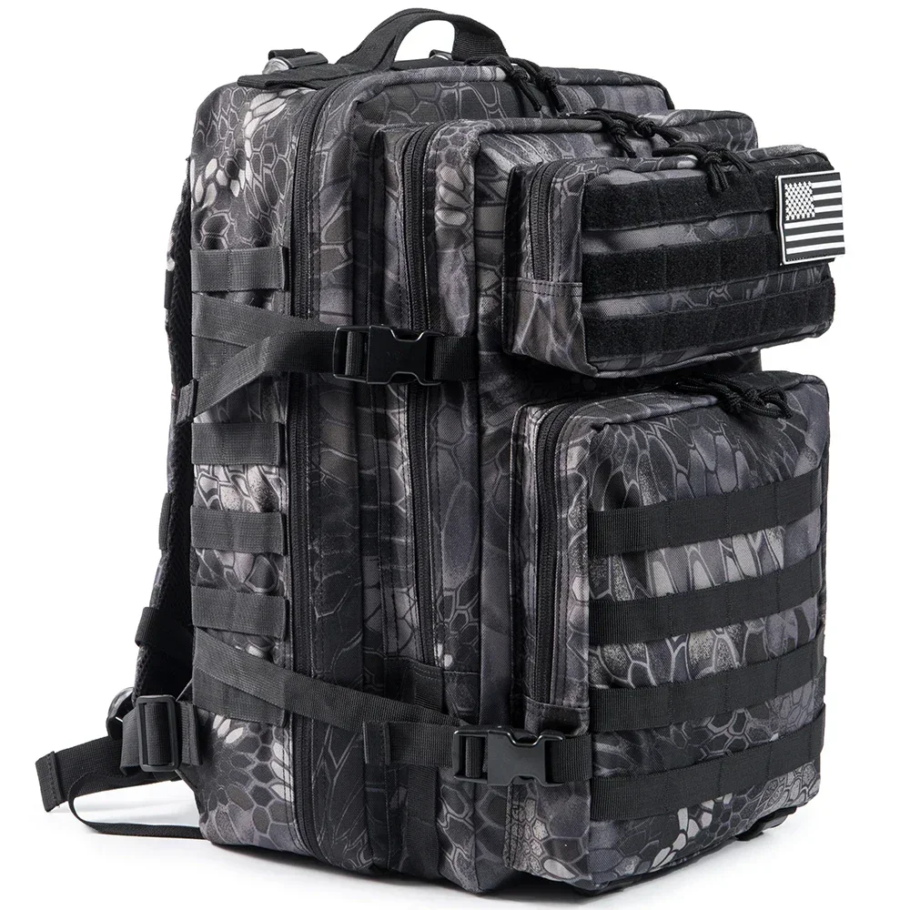 Outdoor tactische rugzakken 45L grote capaciteit man 3 dagen Molle Assault tassen voor outdoor trekking campingrugzak