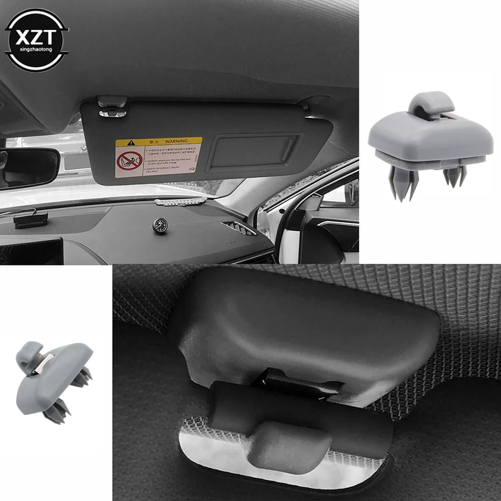 Car Sun Visor Clip Hook Fastener Clip Holder to 8U0857562 8E0857562 for Audi A1 A3 A4 A5 Q3 Q5 2013 2014 2015 High Quality C45