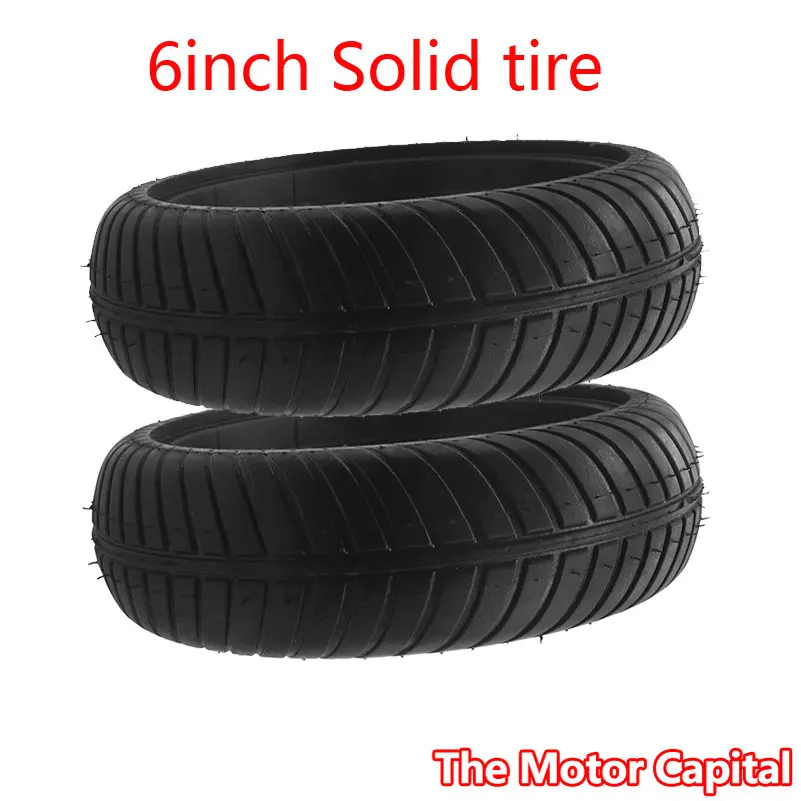 Upgrade thickened Puncture Proof tyre 6 inch solid tire, for Electric ScooterExplosion-proof Solid Tyre Wheel Accessory