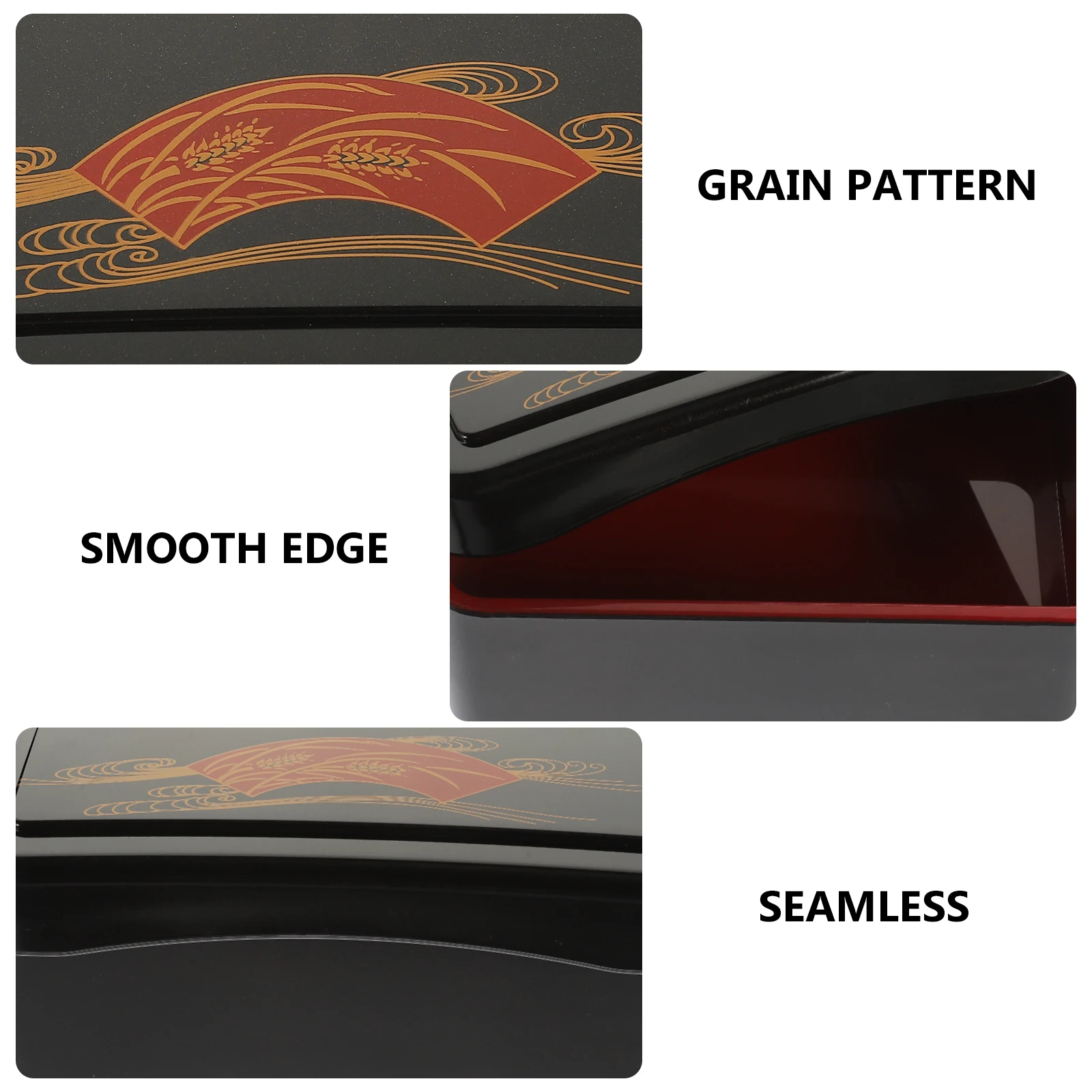Caja Bento de gran capacidad, contenedor de comida portátil, almuerzo, preparación de comida, Sushi, Anguila a la parrilla, almacenamiento de arroz, fiambrera acrílica reutilizable, 1 ud.