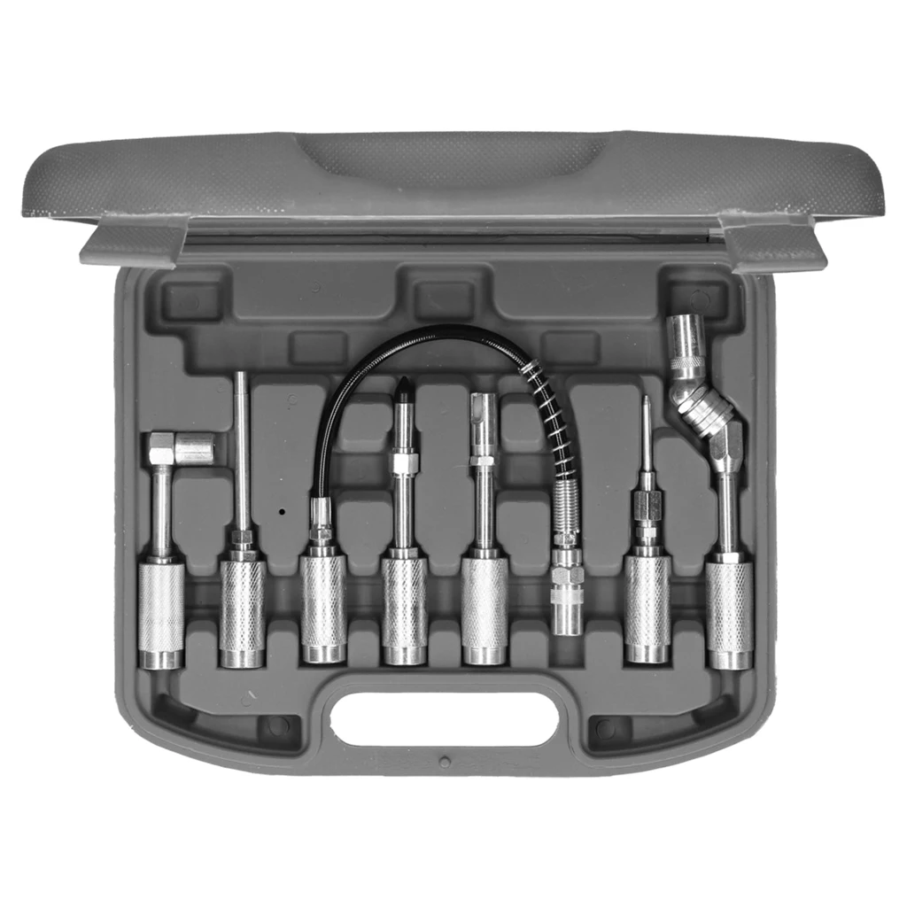 Grease Coupler Accessory Set Couplers with Carrying Case Fit for Digger