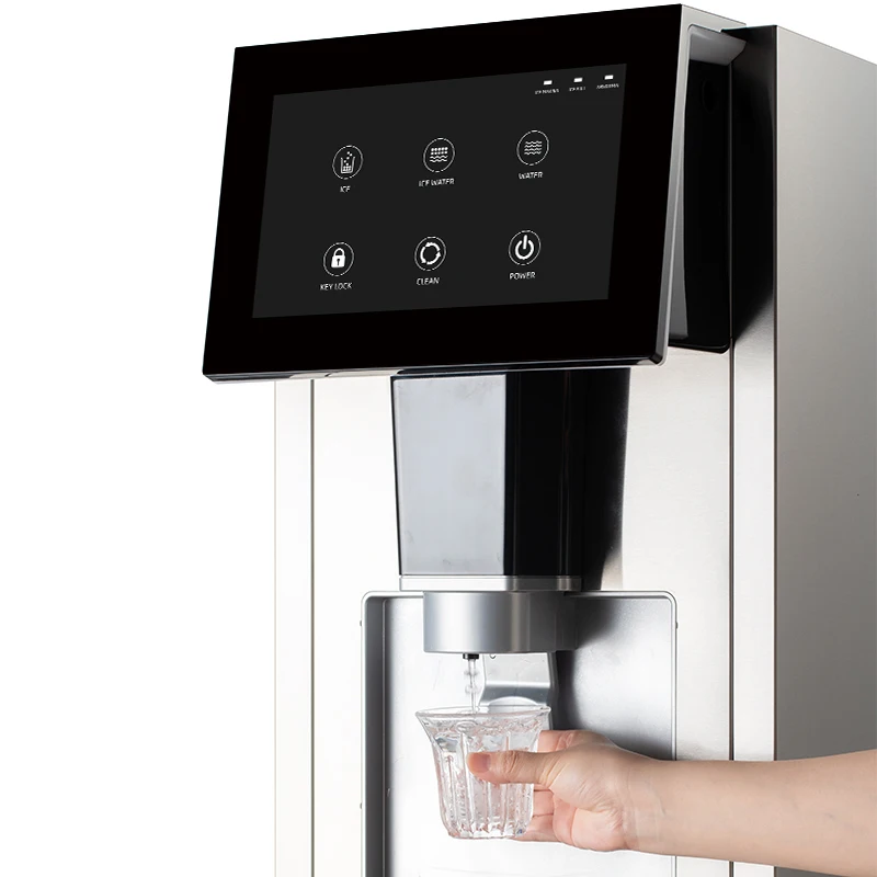 #BTB Commercial Ice Coffee Maker with Stainless Steel Housing High Capacity for Hotel & Household Use