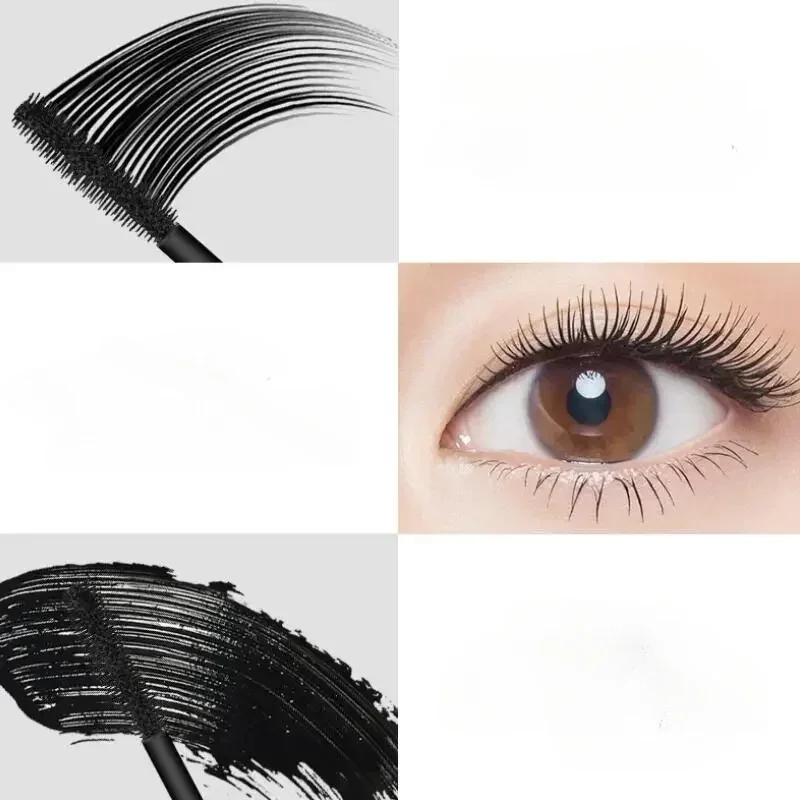 3D Eyelash Mascara Waterproof Fast Dry Black Lengthening Lasting Curling Thick Extend Eyelash Bright Starry Makeup