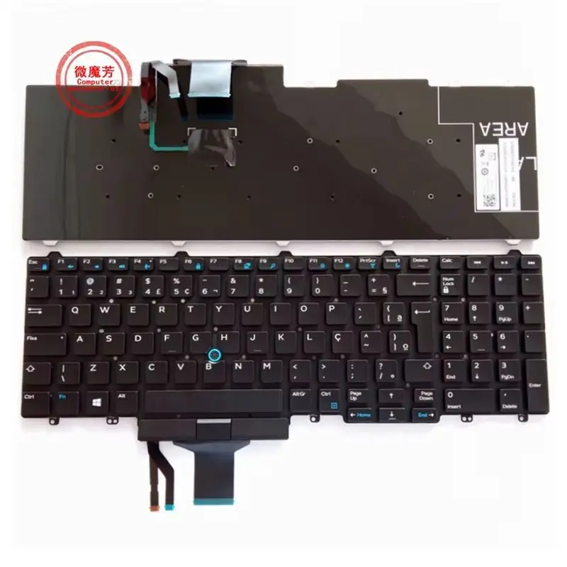 SP/RU/BR Keyboard For DELL Latitude E5550 5550 E5570 5580 7510 3510 M3510 3520 7520 7720 7710 Brazil PK1313M4B35 06JY07