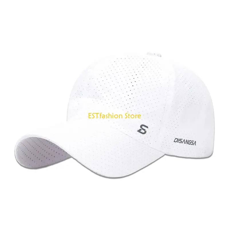 Y5GC Foldable Athletic Baseball Cap Quick Drying Sun Hat For Tennis Beach Vacation