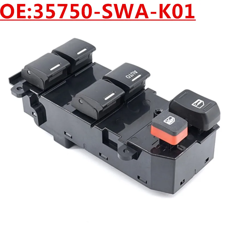 

OE:35750-SWA-K01 LHD Power Window Master Control Switch 22 Pins For Honda CRV 2007-2011