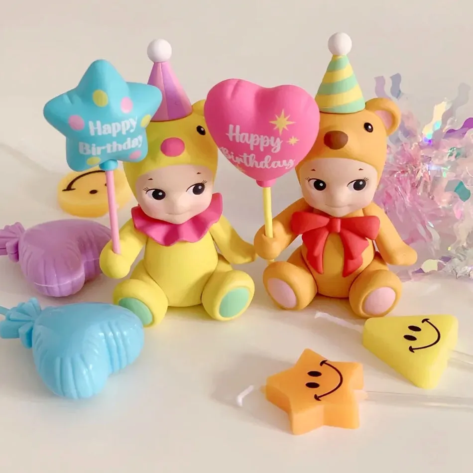 Sonny Angel Blind Box Serie di compleanno Animali Anime Figure Ornamenti Bambole Fan Desktop Car Ornament Regalo di Natale Regalo di compleanno