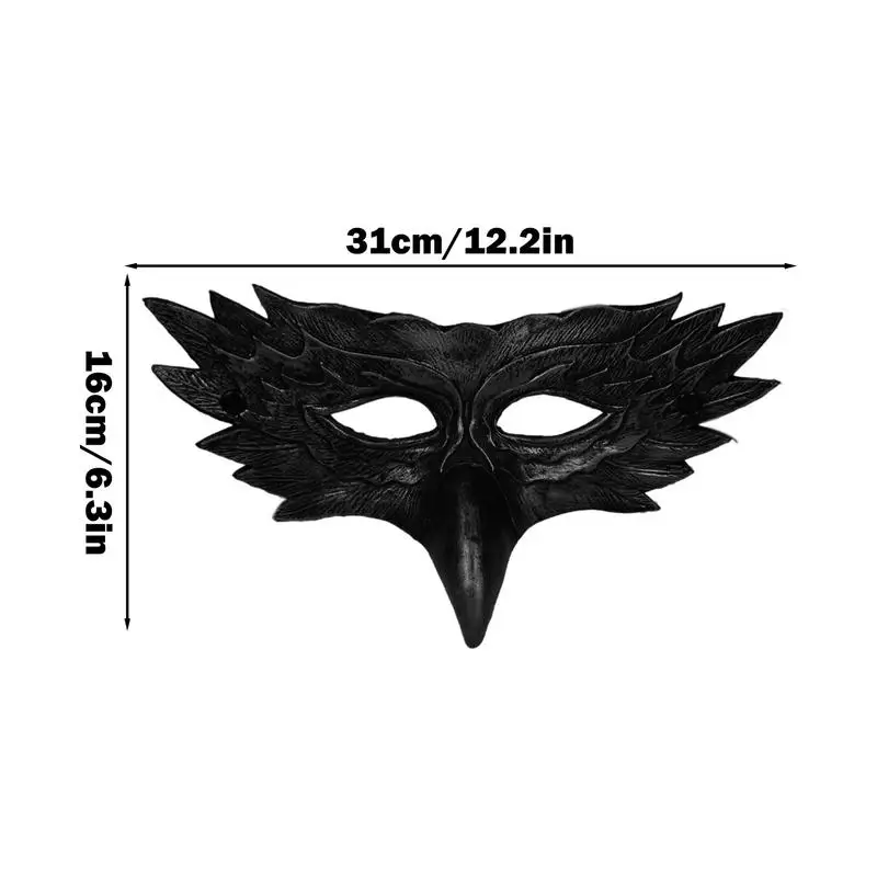 Animal 3D Eagle Beak Mask Cosplay Crows Parrot Pu Masks Masquerade Halloween Carnival Party Costume Props cosplay accessories