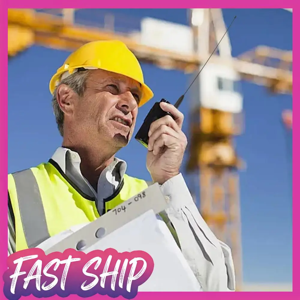 RH771S 144/430MHz Dual Band VHF UHF Portable Walkie Talkies Antenna 2.15dB/3.4dB High Gain Long Walkie Talkie Antenna SMA-Female