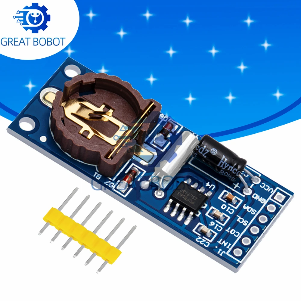 PCF8563T RTC Clock Module, IIC Real Time Clock with AT24C32 Memory 3.3V Low Power for Arduino