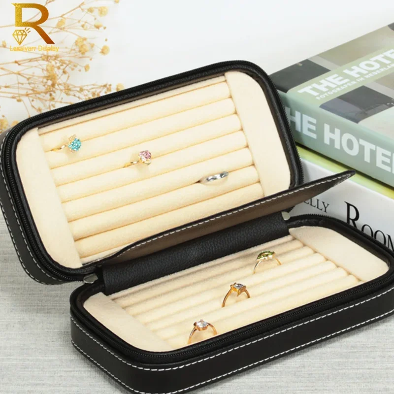 Double-sided Jewelry Storage Box Ring Necklace Watch Organizer Box Cajas De Joyería