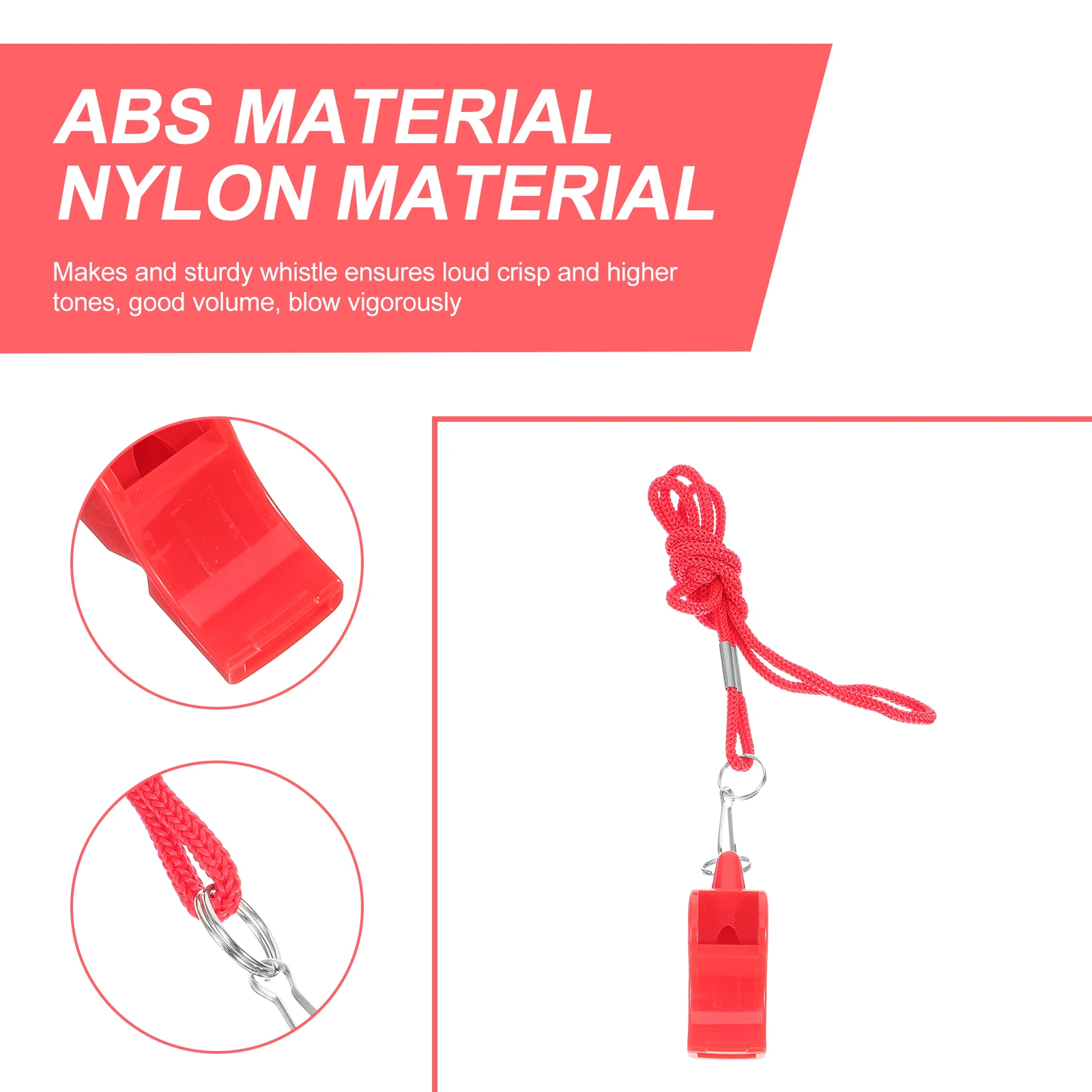 

Referee Emergency Whistle Hiking Ocean Loud Abs Outdoor Camping Multifunctional Travel