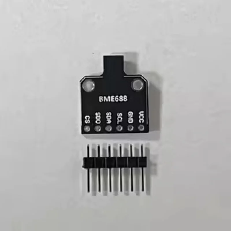 BME688 Модуль датчика окружающей среды с поддержкой искусственного интеллекта, обнаружением температуры, влажности, давления и газа, интерфейсом I2C, VOC и VSC