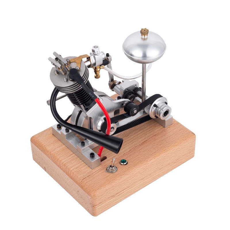 3.3CC V2Dual-cilinder Metalen Viertakt Fysieke Motor Model Wetenschappelijk Experiment Educatief Hulpmiddel Prachtig Cadeau