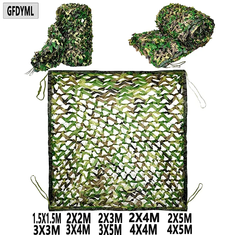 camouflage net hunting camouflage net garden gazebo net car awning white green black jungle desert color