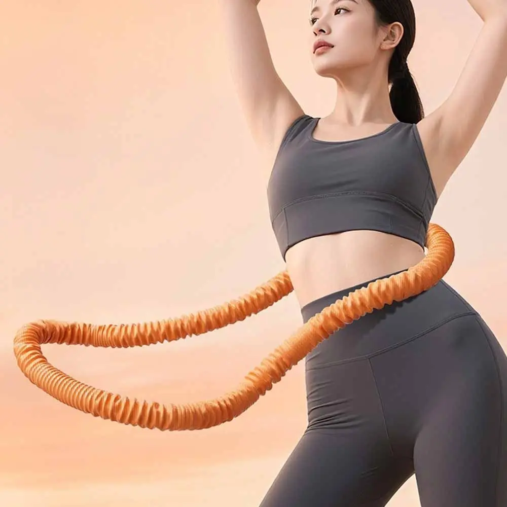 

Soft Hoop Waist Trainer Spring Polyester Non Dirty Clothes Non Harming Waist Foldable Shaping Fitness Equipment Foldable