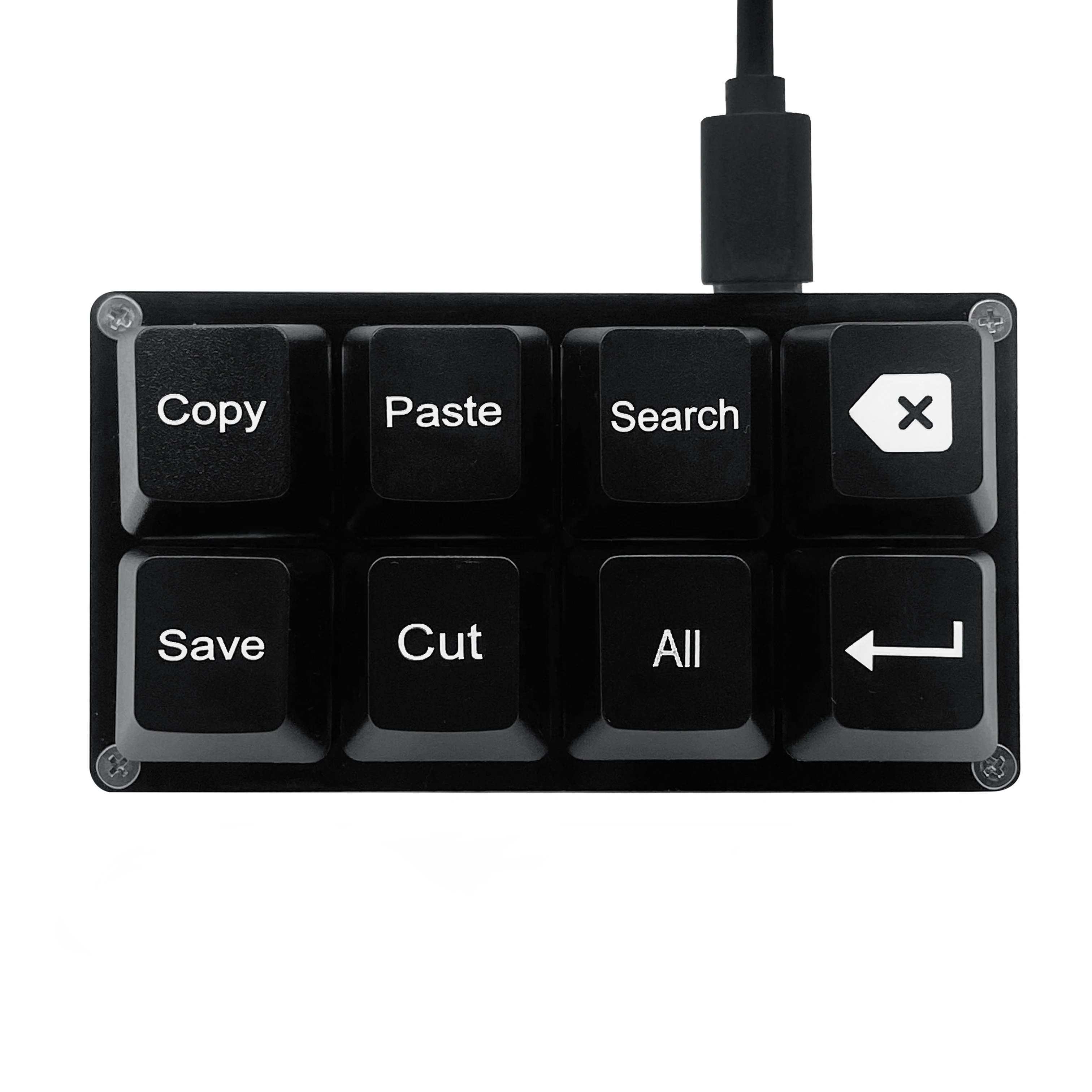 8 Keys Small Keypad Work Shortcut Key Keycaps Keyboard One-Handed Mechanical Gaming Keypad Programmable USB Customized Keyboard