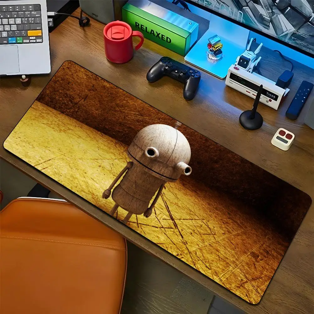 Machinarium Mouse Pad Cartoon Lockedge Large Gaming Pad Computer Gamer Keyboard Mat Desk Mousepad PC Desk Pad