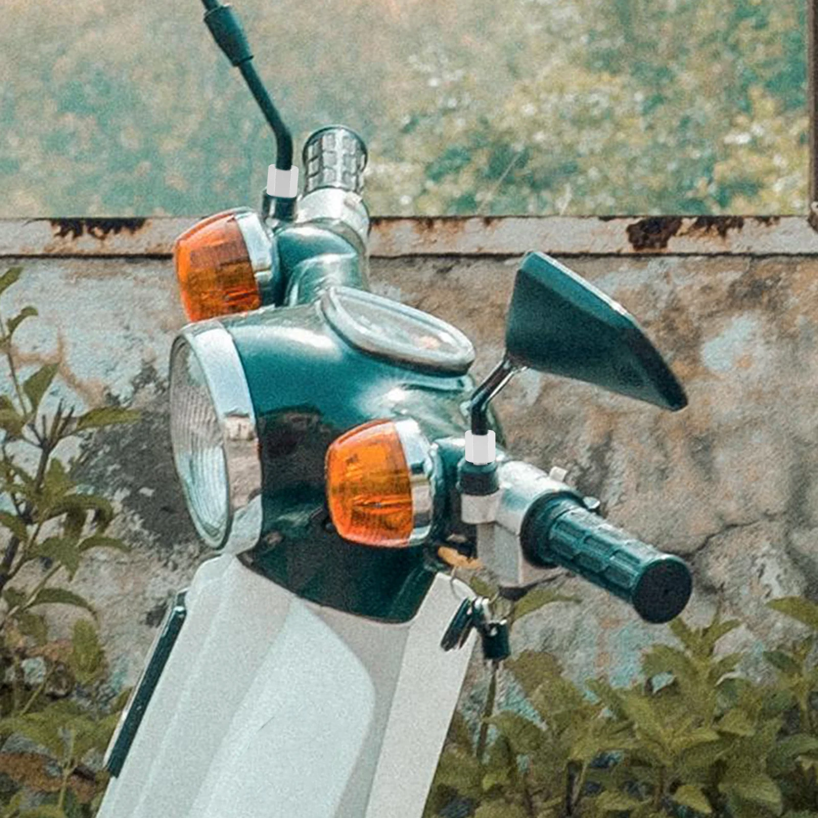 

10Pcs Motorcycle Mirror Mount Adapter Sturdy Steel Height Adjustment Screw Easy Install Rearview Conversion Bolt