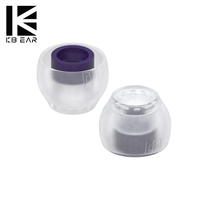 TRI Clarion Silicone Earphone Eartip 1 Pair for S/M/L Size Headphone Accessories Wired Headset Earbuds for KZ KBEAR Moondrop IEM