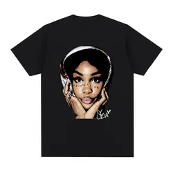 SZA Graphic Print T-shirts Men Women Fashion Hip Hop T-shirt Summer Cotton Casual Short Sleeve Oversized T Shirts Streetwear