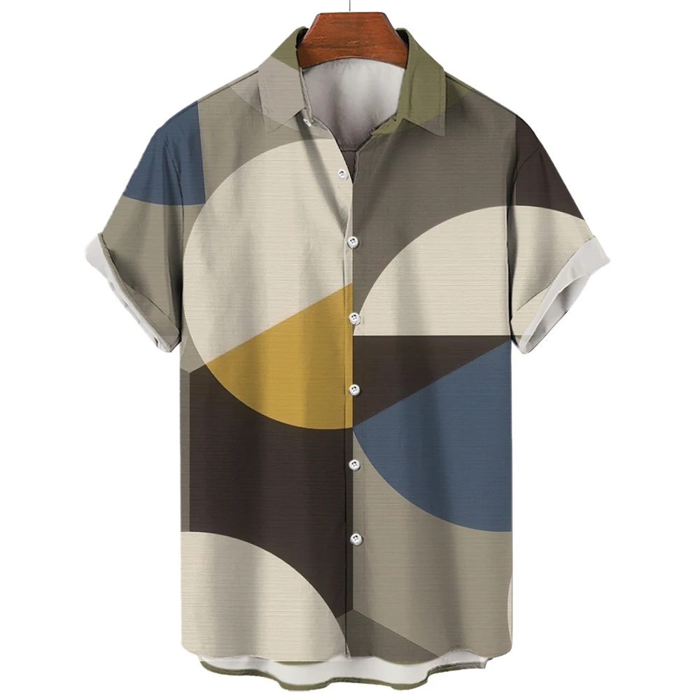 여름 클래식 스타일 패션 남성 셔츠 쿠바 사회 3D 인쇄 캐주얼 슬림 피트 남성 의류 블라우스 Camisa 꽃 하라주쿠 하와이