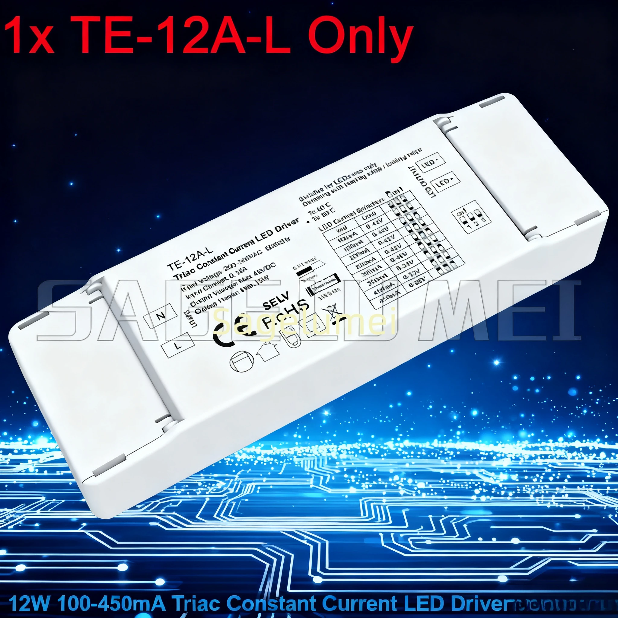 LED Driver Skydance Triac Constant Current PWM Digital Dimming Lighting Transformer 12W TE-12A-H TE-12A-L 30W TF-30A 40W TF-40A