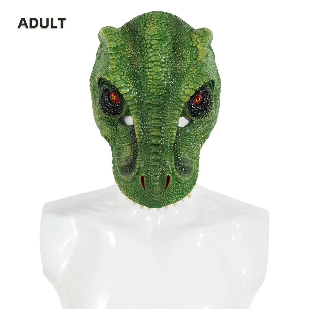 Dinosaur Mask Cosplay Animal Dragon Head Tyrannosaurus Rex Monster Masks Carnival Halloween Dress Up Party Costume Props