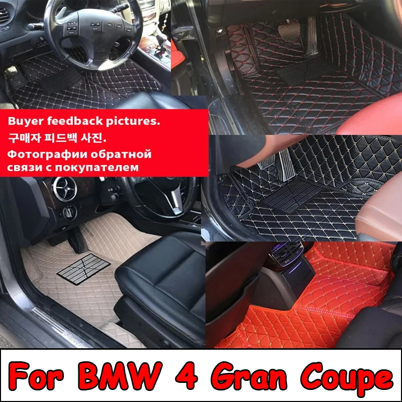 

WYM Custom Car Floor Mats For BMW 4 Gran Coupe F36 G26 2014-2023 4Doors Auto Carpets Foot Coche Accessorie