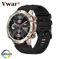 Vwar Falcon Ultra 2 Smart Watch AMOLED Always-on Display IP68 Waterproof Rugged Smartwatch 100+ Sport Modes Fitness Watches 2023