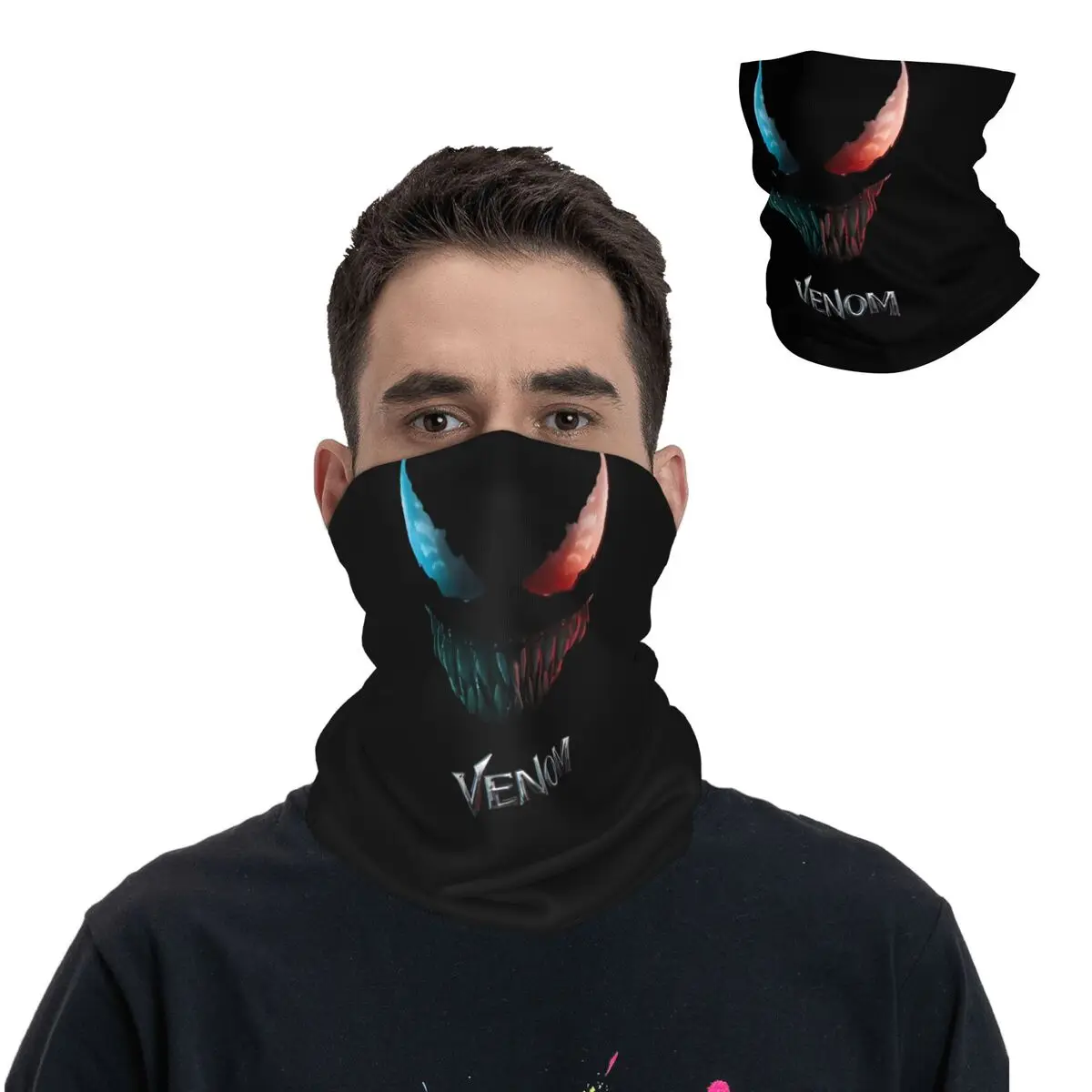 Gym Rat Bandana Neck Gaiter Printed Motocross Marvel Venom The Last Dance Face Scarf Multi-use Balaclava Cycling Unisex Adult