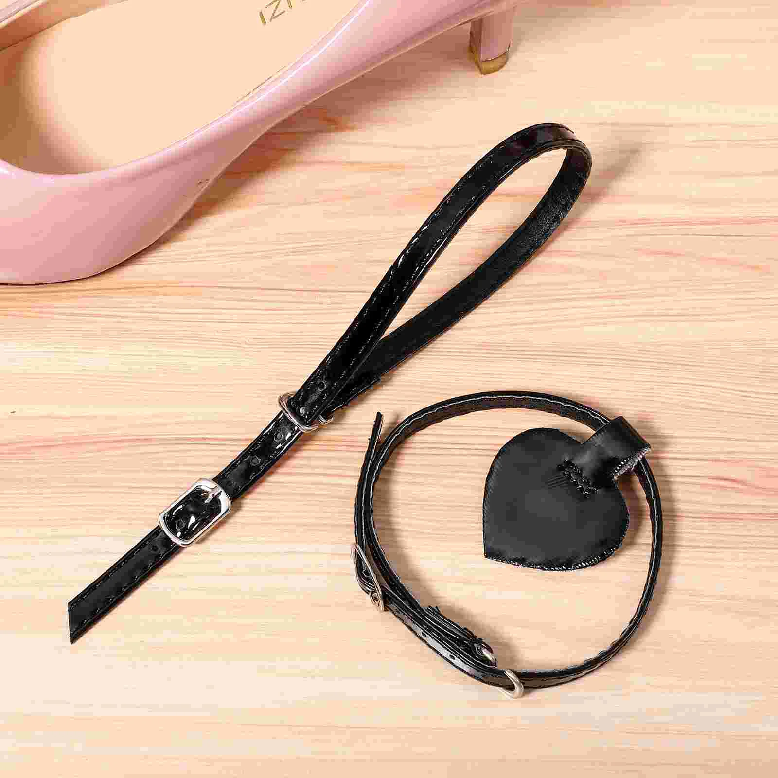 

Shoelace Belt White Heels High Stickers Girls Sandals Accessories Anti-loose Shoulder Strap Slip Buckle Women's Black