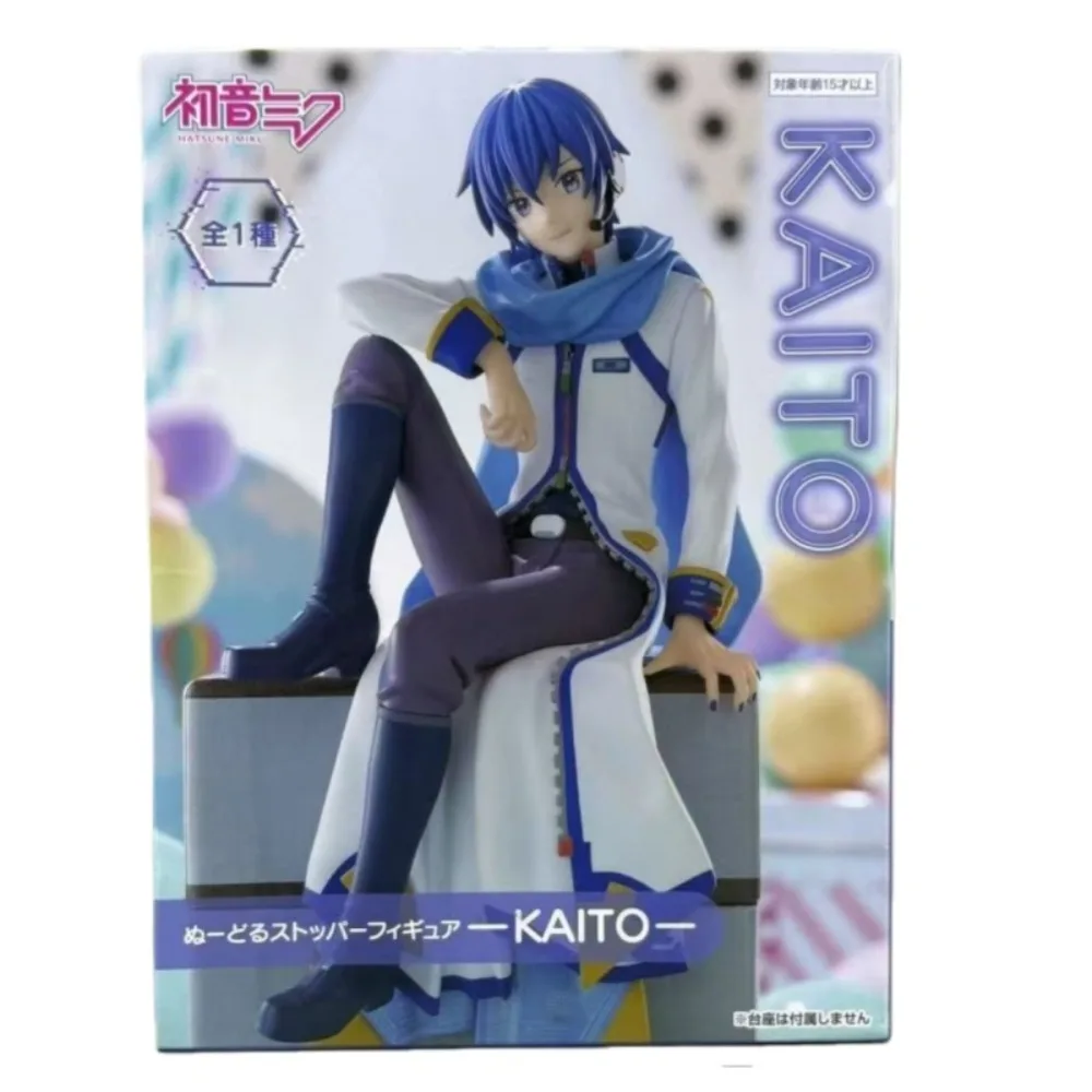 FuRyu Genuíno Hatsune Miku KAITO Prensado Macarrão Instantâneo Mão Figura Modelo de Animação Brinquedo Ornamento de Mesa Presente Colecionável