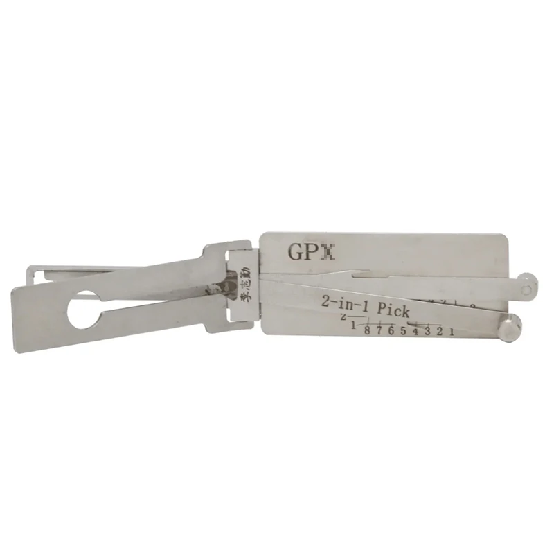 For GPX Motorcycle Lishi 2-in-1 Pick Decoder For GPX  Key Copy tool Locksmith tool