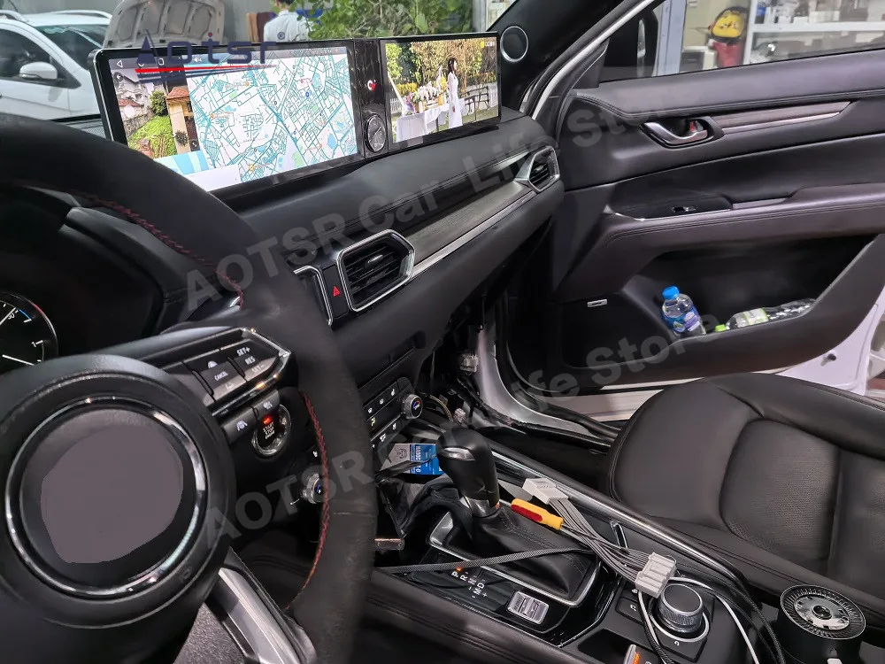 

For Mazda CX-5 CX5 Qualcomm 8 cores Dual Screen Android 13 Car Radio Multimedia Player GPS Navigation Accesorios player Head Uni