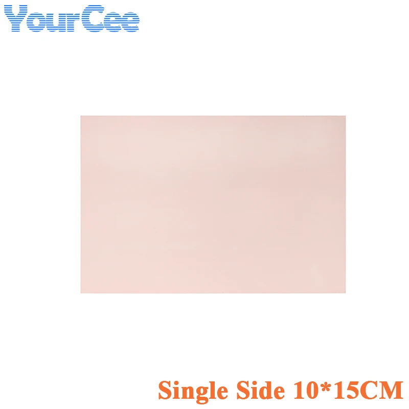 5pcs/1pc 10X15cm Single Side Glass Fiber PCB Copper Clad Plate Laminate Circuit Board 100mm*150mm*1.5mm 100mmx150mm 10cm*15cm
