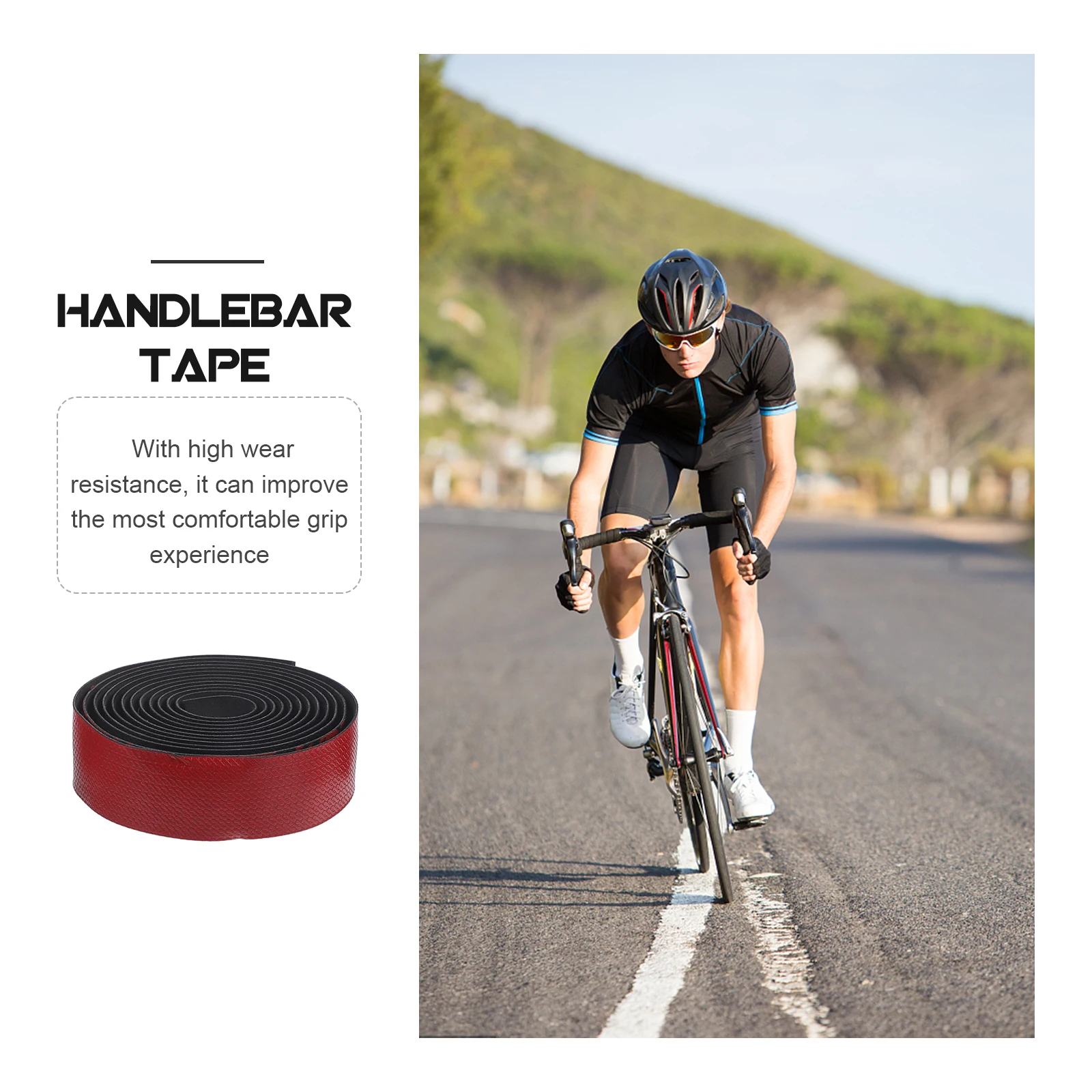 

Bicycle Handlebar High Density Tape Cycling Belt Comfortable Lightweight Bike Road