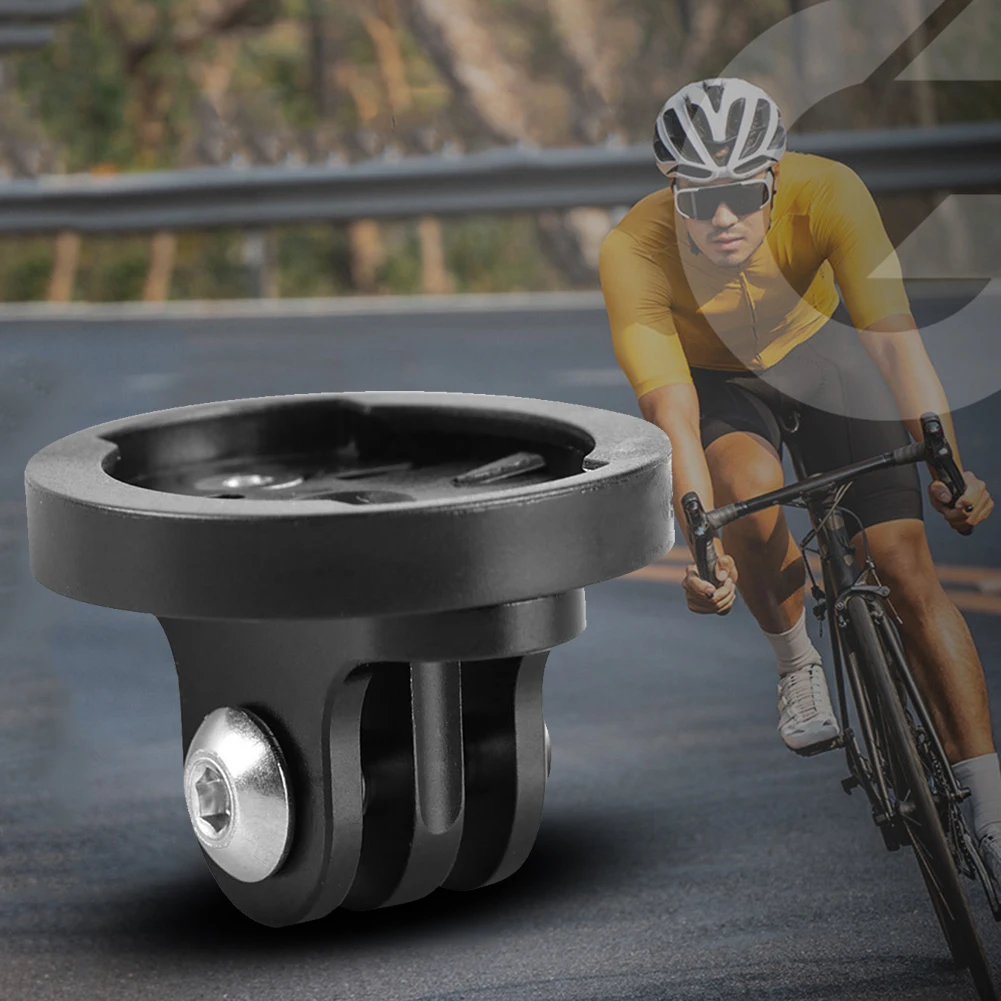 Soporte para ordenador de bicicleta, adaptador de soporte para faro de cámara de bicicleta para Garmin, adaptador de soporte Gopro, Base de fijación, asiento de conexión