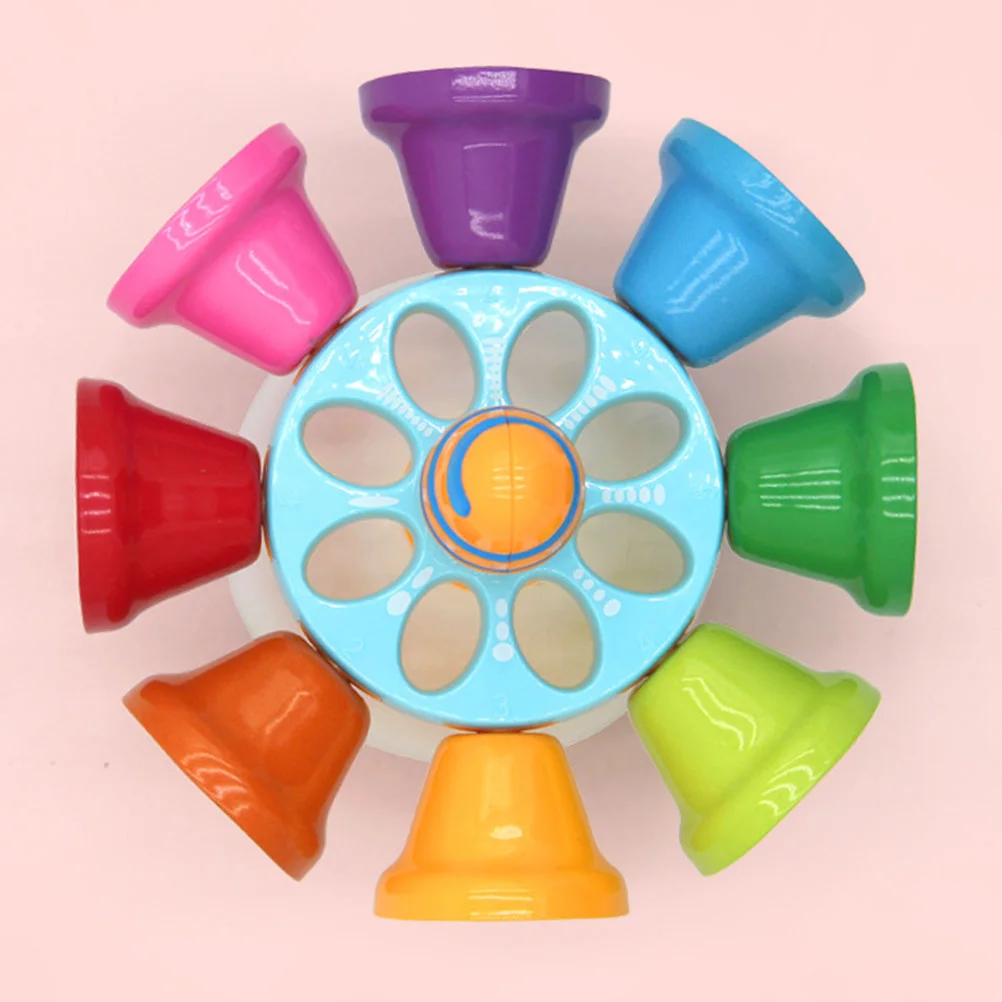 หมุนเครื่องดนตรีระฆังของเล่นดนตรีสําหรับเด็กวัยหัดเดิน 1-3 Baby Percussion Instruments The