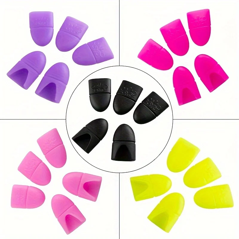 Silicone Nail Soak-Off Caps - Geurloos, professioneel manicure- en pedicurehulpmiddel voor eenvoudige verwijdering van gellak