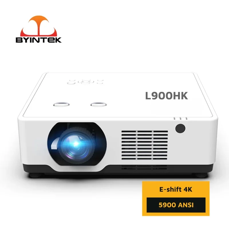 BYINTEK E-shift 4K Laser Telephoto Projector L900HK Projectors 4k 6000 Ansi Lumens Laser Projector Native 4k for Business